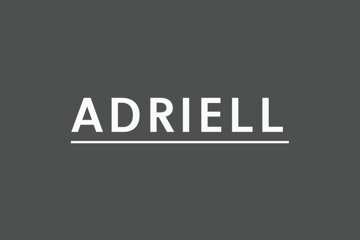Adriell: A Modern Sans Serif Font for Editorial Design and Branding