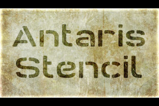 Antaris Stencil: A Font for Mystery and Modern Branding