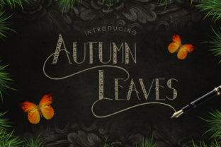 Autumn Leaves: A Retro-Style Font for Timeless Digital Design