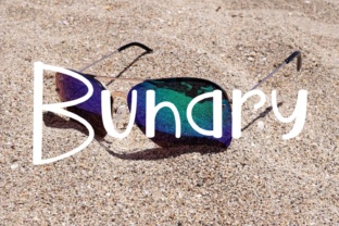 Buhary: A Script Font for Crafters and Designers