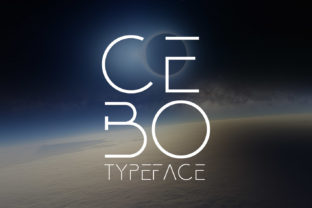 Cebo: A Minimalist Font for Creative Product Design