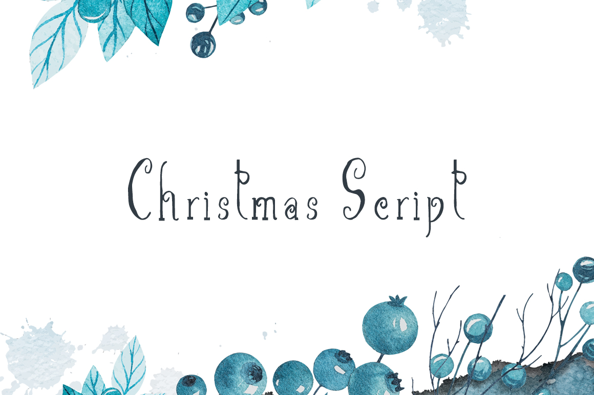 Christmas Script: A Festive Font for Handmade Creations