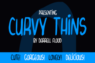 Curvy Thins: A Handwritten Font for Creative Typography