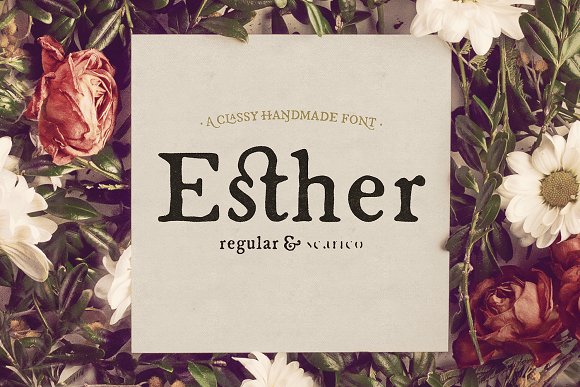 Esther: A Serif Font That Breathes Life into Handmade Creations