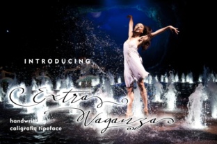 Extra Vaganza: A Script Font for Editorial Expression