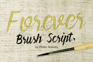 Forever Brush Script: A Timeless Script Font for Handmade Creators