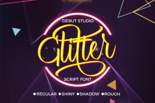 Glitter Script: A Handwritten Font for Elegant Web Design