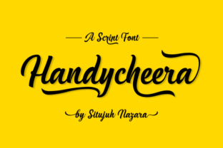 Handycheera: A Script Font That Elevates Digital Branding