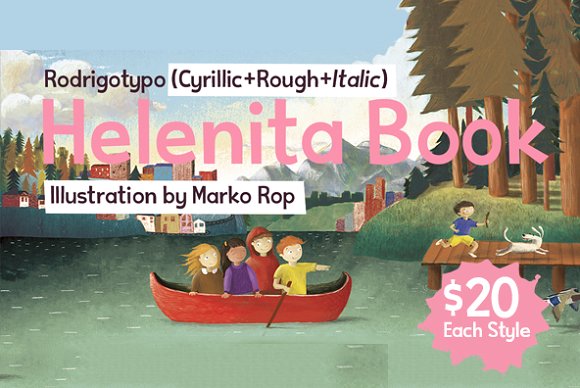 Helenita Book: A Versatile Sans Serif Font for Modern Branding