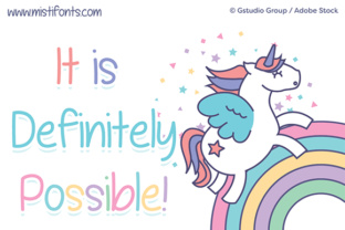 It is Definitely Possible: A Versatile Script Handwritten Font