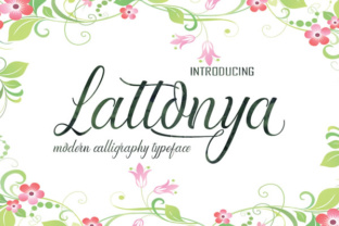 Lattonya: A Smooth Script Font for Creative Designers