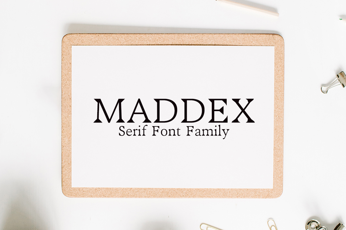 Maddex: A Font That Elevates Your Brand’s Visual Story