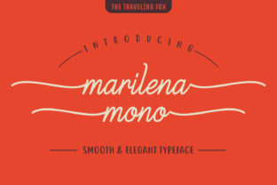 Marilena Mono: The Elegant Script Font for Small Business Branding