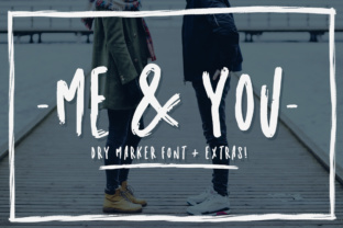Me and You: A Script Handwritten Font for Editorial Design