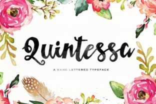 Quintessa: A Script Handwritten Font for Creative Branding