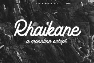 Rhaikane: The Ultimate Script Handwritten Font for Modern and Vintage Design