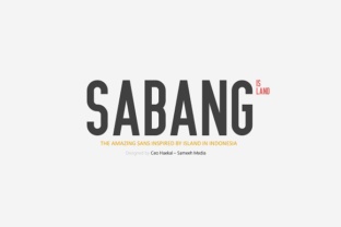 Sabang Island: A Sans Serif Font for Modern Web Design