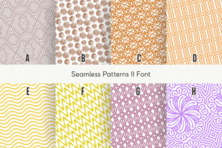 Seamless Patterns II: A Versatile Dingbats Font for Designers