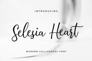 Selesia Heart: A Script Font for Warm, Handcrafted Branding