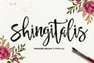 Shingitalis: A Script Handwritten Font for Creative Campaigns