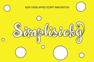 Simplisicky: A Script Handwritten Font for Creative Product Makers