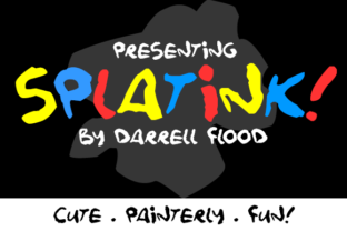 Splatink: A Playful Font for Creative Branding Projects