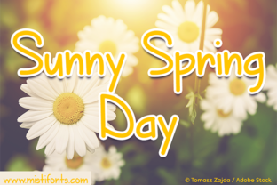 Sunny Spring Day: A Handwritten Font for Warmth and Editorial Charm