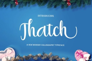 Thatch: A Script Font for Editorial Elegance and Modern Readability