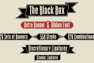 The Black Box: A Versatile Decorative Font for Branding and Design