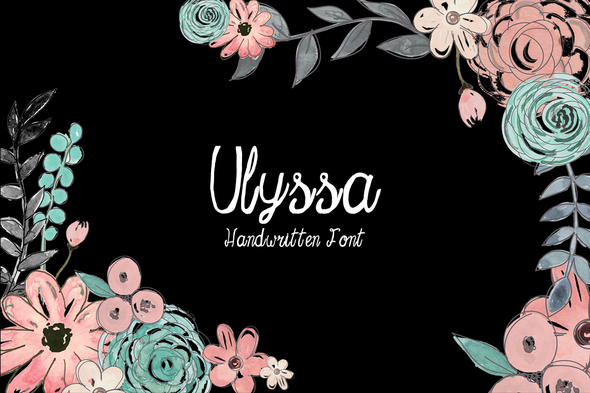Ulyssa: A Contemporary Handwritten Font for Modern Editorial Design